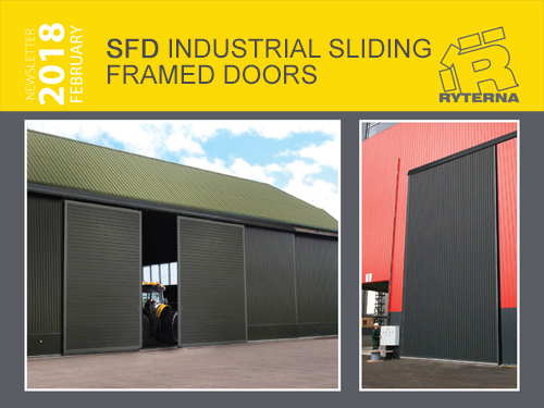 Industrial Sliding Framed Doors